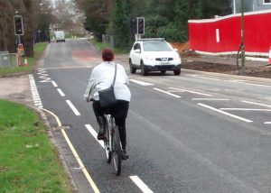 70cm cycle lanes – too narrow to ride in