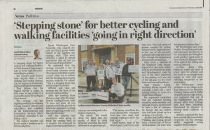 West Sussex Cycle Forums protest