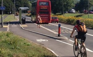Bus stop bypass - Lewes Road, Brighton