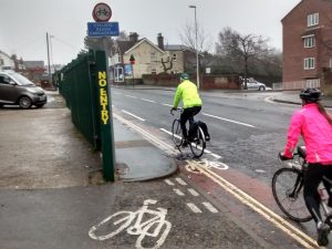 Believe it or not, this is brand new cycle infrastructure